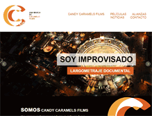 Tablet Screenshot of candycaramelsfilms.com
